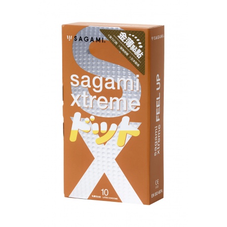 Презервативы латексные Sagami Xtreme Feel Up №10, 19 см - фото 2