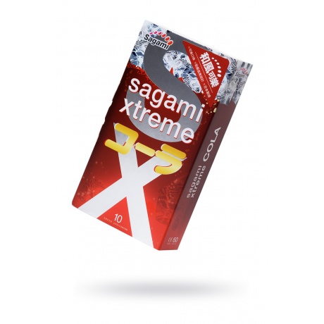 Презервативы латексные Sagami Xtreme Cola №10, 19 см - фото 1