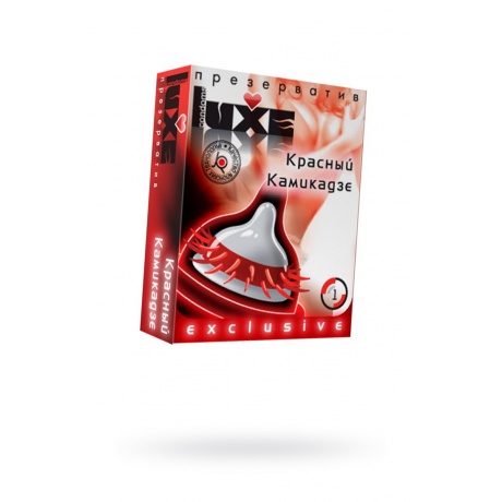 Презервативы Luxe Exclusive Красный камикадзе №1, 1 шт. - фото 1