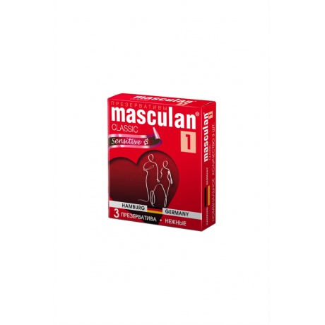 Презервативы Masculan Classic 1, 3 шт. Нежные (Senitive) ШТ - фото 2