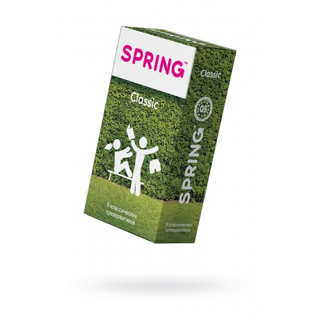Презервативы Spring Classic, классические, латекс, 19,5 см, 9 шт - фото 1