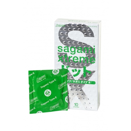 Презервативы латексные Sagami Xtreme Type-E №10 - фото 4
