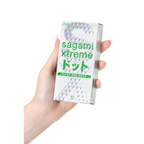 Презервативы латексные Sagami Xtreme Type-E №10 - фото 7