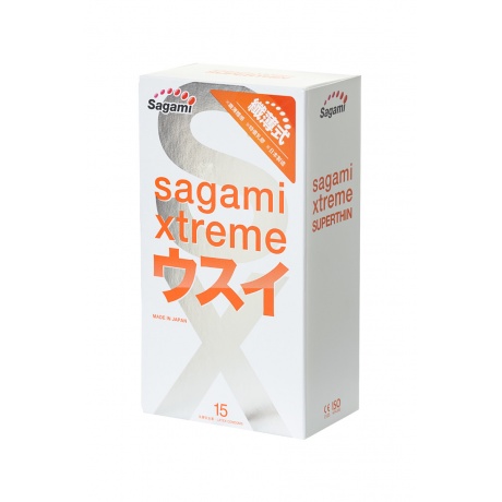 Презервативы латексные Sagami Xtreme 0.04mm №15 - фото 2