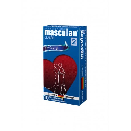Презервативы Masculan Classic 2, 10 шт. С пупырышками (Dotty) ШТ - фото 2