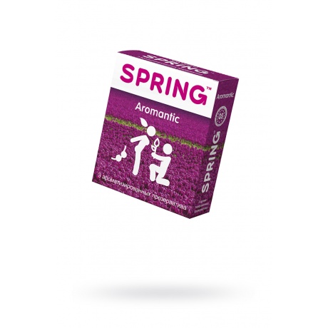 Презервативы Spring Aromantic, ароматизированные, латекс, 19,5 см, 3 шт - фото 1
