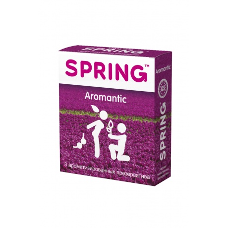 Презервативы Spring Aromantic, ароматизированные, латекс, 19,5 см, 3 шт - фото 2