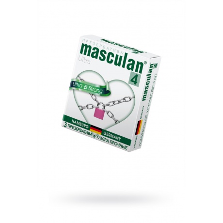 Презервативы Masculan Ultra 4, 3 шт. Ультра прочные ШТ - фото 1