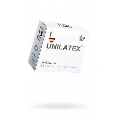 Презервативы Unilatex Multifrutis №3 ароматизированные ,цветные - фото 1