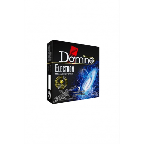 Презервативы Luxe DOMINO PREMIUM Electron, мята, лаванда и банан, 3 шт. в упаковке - фото 2