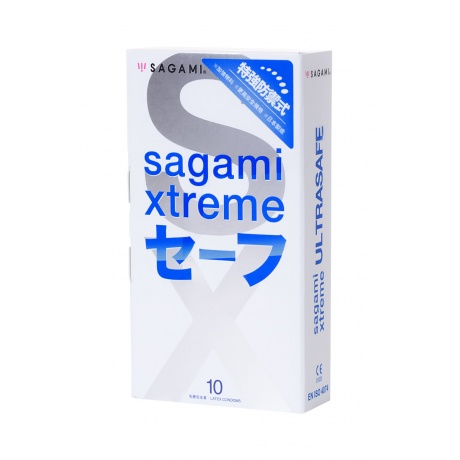 Презервативы латексные Sagami Xtreme Ultrasafe №10 - фото 2