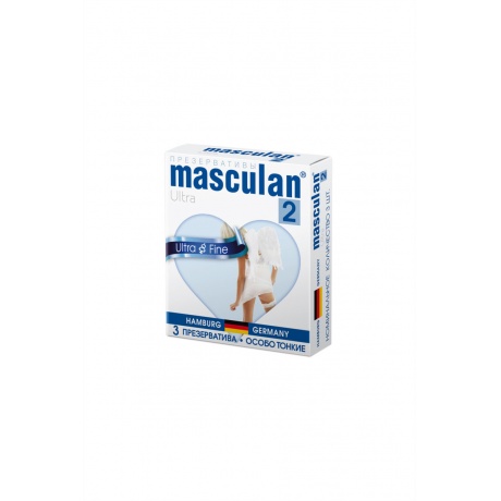 Презервативы Masculan Ultra 2,  3 шт.  Особо тонкие (Ultra Fine)  ШТ - фото 2