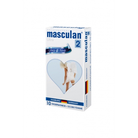 Презервативы Masculan Ultra 2,  10 шт.Особо тонкие (Ultra Fine)  ШТ - фото 2