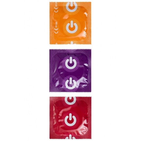 Презервативы On, fruit, color, цветные, аромат, 18 см, 5,4 см, 3 шт. - фото 7