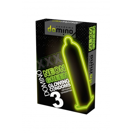 Презервативы Domino, neon, 5,2 см, 3 шт. - фото 2