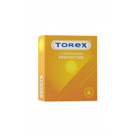 Презервативы Torex, ребристые, латекс, 18,5 см, 5,4 см, 3 шт. - фото 2