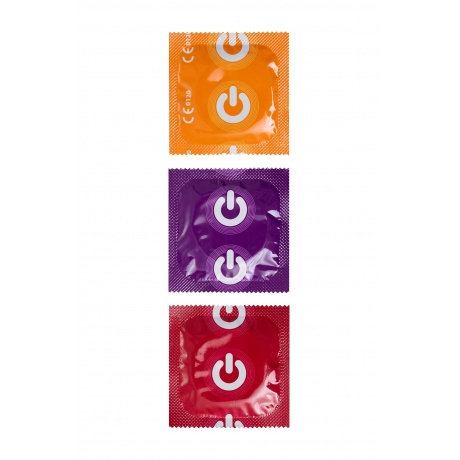 Презервативы On, fruit, color, ассорти, аромат, 18,5 см, 5,4 см, 15 шт. - фото 2