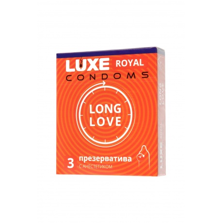 Презервативы Luxe, royal, long love, 18 см, 5,2 см, 3 шт. - фото 2