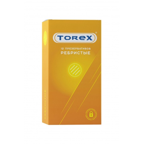 Презервативы Torex, ребристые, латекс, 18,5 см, 5,4 см, 12 шт. - фото 2