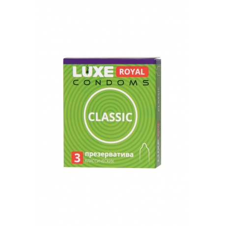 Презервативы Luxe, royal, classic, 18 см, 5,2 см, 3 шт. - фото 2