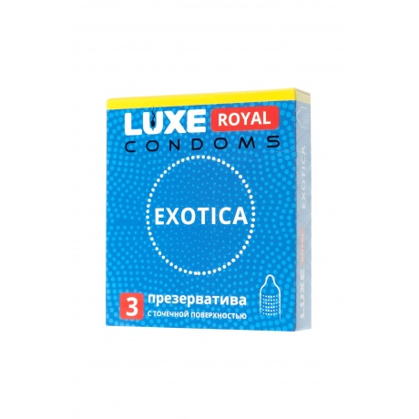Презервативы Luxe, royal, exotica, 18 см, 5,2 см, 3 шт. - фото 2