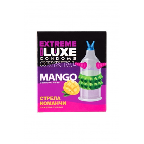 Презервативы Luxe, extreme, «Стрела команчи», манго, 18 см, 5,2 см, 1 шт. - фото 2