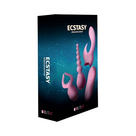 Вибратор, вибростимулятор Ecstasy RestArt RA-311 Розовый - фото 6