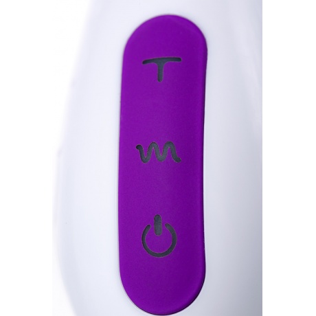 Вибратор c клиторальным стимулятором JOS TATY с пульсирующими шариками, силикон, фиолетовый, 21,5 см - фото 10