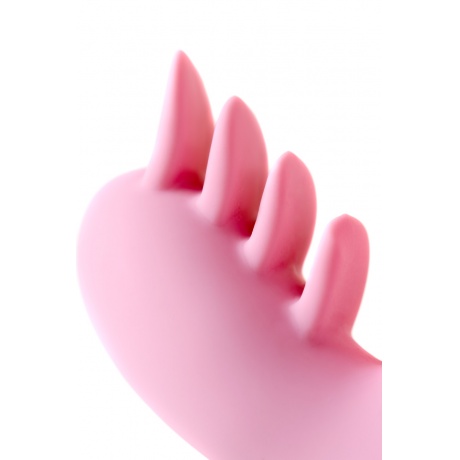Массажер 3 в 1 Eromantica Ornella, розовый, силикон, 21,5 см - фото 10