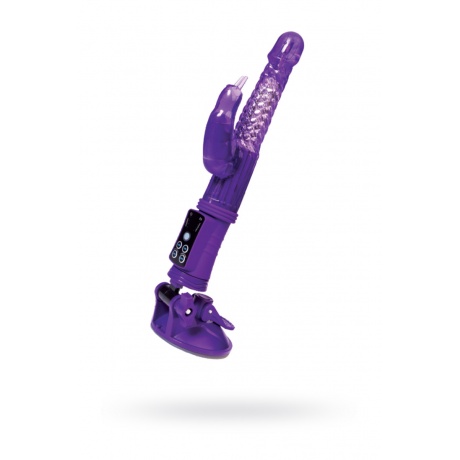 Вибратор с клиторальным стимулятором TOYFA A-Toys High-Tech fantasy, TPR, Фиолетовый, 24 см - фото 1