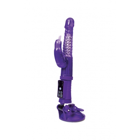 Вибратор с клиторальным стимулятором TOYFA A-Toys High-Tech fantasy, TPR, Фиолетовый, 24 см - фото 2