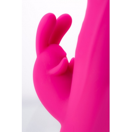 Вибратор с клиторальным стимулятором JOS ELLY, с подогревом, силикон, розовый, 21,5 см - фото 9