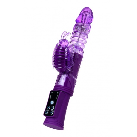 Вибратор с клиторальным стимулятором TOYFA A-Toys High-Tech fantasy, TPR, Фиолетовый, 23 см - фото 2