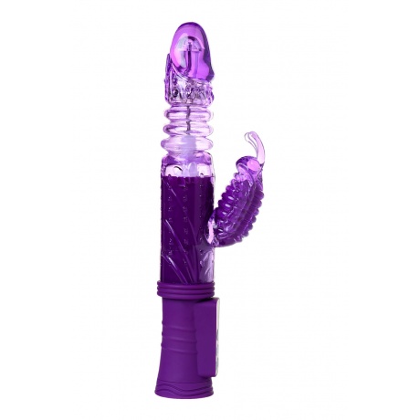 Вибратор с клиторальным стимулятором TOYFA A-Toys High-Tech fantasy, TPR, Фиолетовый, 23 см - фото 5