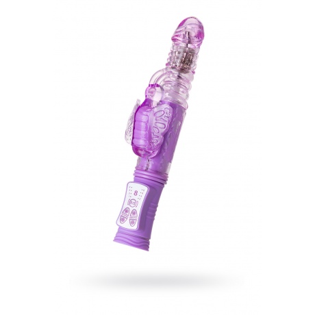 Вибратор с клиторальным стимулятором TOYFA A-Toys High-Tech fantasy , TPE, Фиолетовый, 25,5 см - фото 1