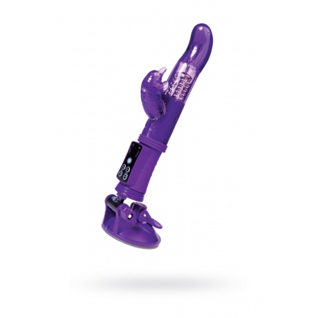 Вибратор с клиторальным стимулятором TOYFA A-Toys , TPR, Фиолетовый, 22,5 см - фото 1