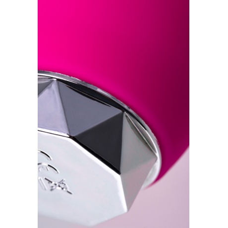 Вибратор с клиторальным стимулятором L'EROINA, силикон, розовый, 17 см - фото 9