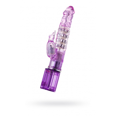 Вибратор с клиторальным стимулятором TOYFA A-Toys High-Tech fantasy , TPE, Фиолетовый, 26,5 см - фото 1