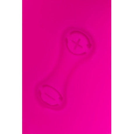 Вибратор с клиторальным стимулятором L'EROINA, силикон, розовый, 19 см - фото 10