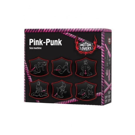 Секс-машина Pink-Punk, MotorLovers, ABS, розовый, 36 см - фото 8