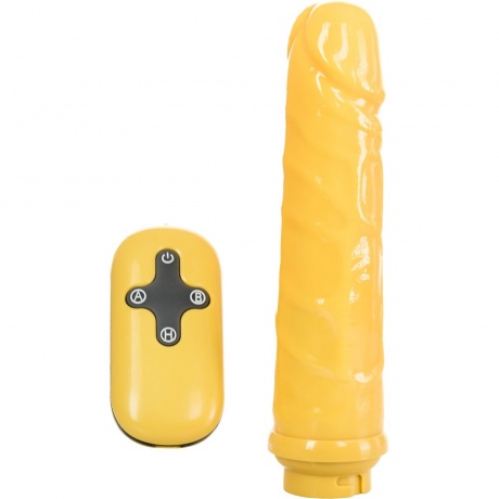 Секс-машина F*ckBag, MotorLovers, ABS, желтый, 36 см - фото 5