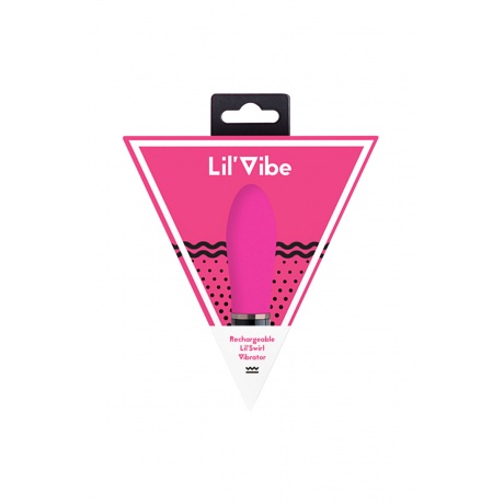 Нереалистичный вибратор Lil'Vibe, 10 режимов вибраций, силикон, розовый, 10 см - фото 5