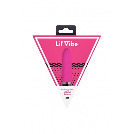 Нереалистичный вибратор Lil'Vibe LIL001PNK, 10 режимов вибраций, силикон, розовый, 10 см - фото 6