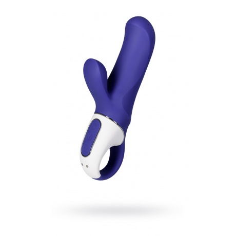 Нереалистичный вибратор Satisfyer Vibes Magic Bunny, Силикон, Фиолетовый, 17,7 см - фото 1
