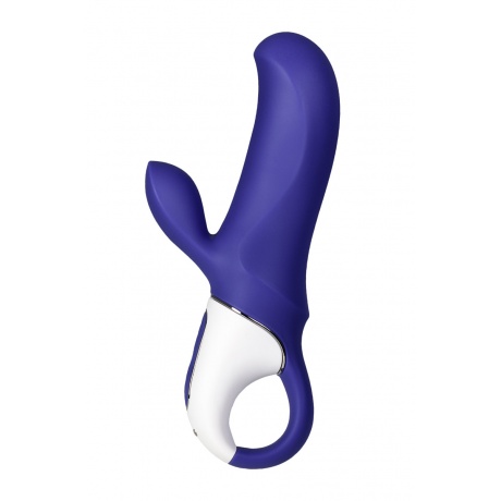 Нереалистичный вибратор Satisfyer Vibes Magic Bunny, Силикон, Фиолетовый, 17,7 см - фото 3