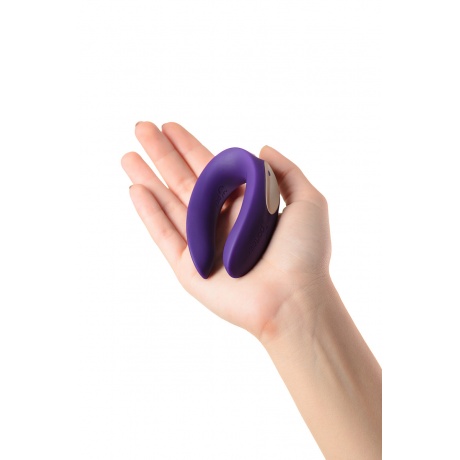 Многофункциональный стимулятор для пар Satisfyer Partner Toy Plus, силикон, фиолетовый, 18см - фото 8