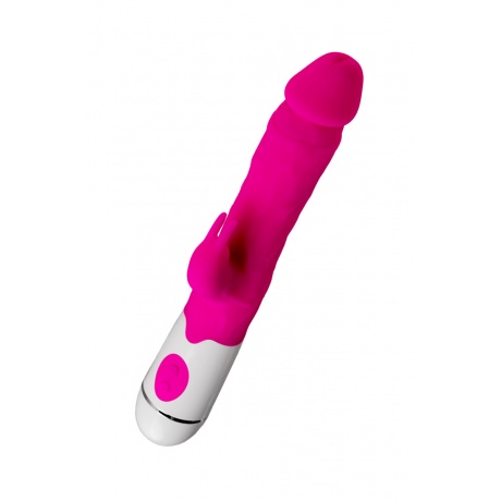Нереалистичный вибратор TOYFA A-Toys Mist, Силикон, Розовый, 25,4 см - фото 4
