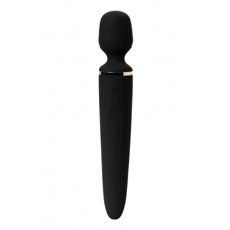 Нереалистичный вибратор Satisfyer Woman Wand, ABS пластик, черный, 34 см. - фото 3