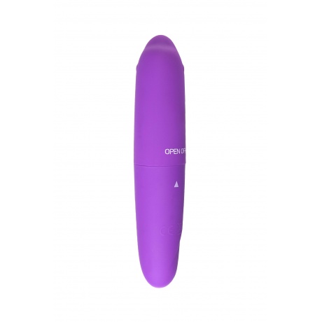 Вибратор Штучки-Дрючки, ABC-пластик, фиолетовый, 12 см - фото 3