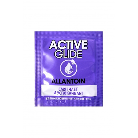 Увлажняющий интимный гель ACTIVE GLIDE ALLANTOIN, 3г по 20шт в упаковке - фото 2